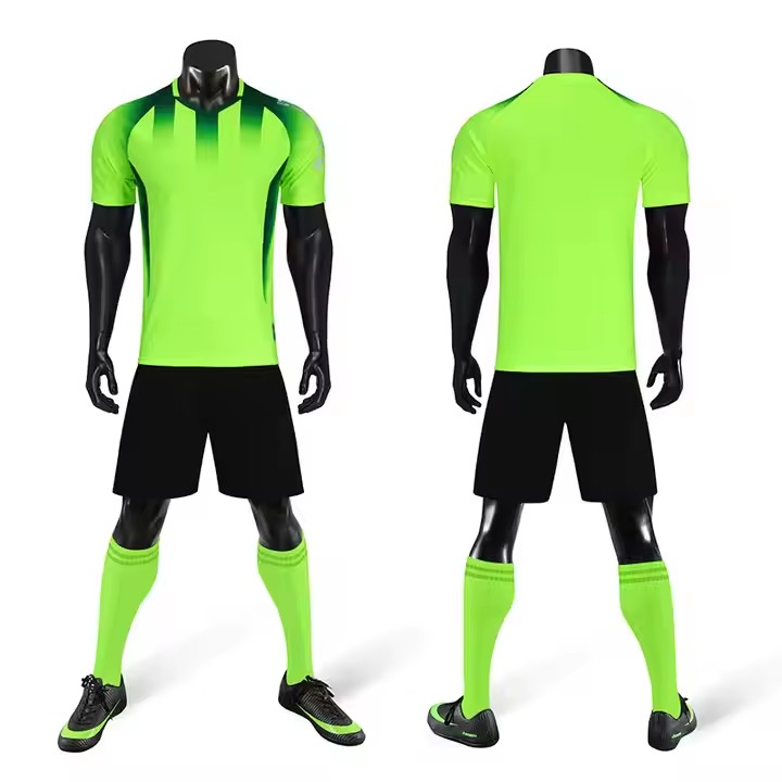 Training Outfit Team Uniform Athletic Shirts Sportswear Kit Boys Soccer Jersey Shorts Set Athletic Uniform Custom Soccer Jerseys