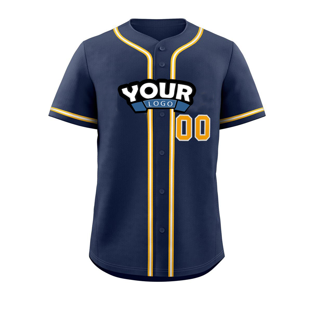 Breathable Short Sleeve Baseball Shirts Sublimation Printing Custom Baseball Jersey for Man