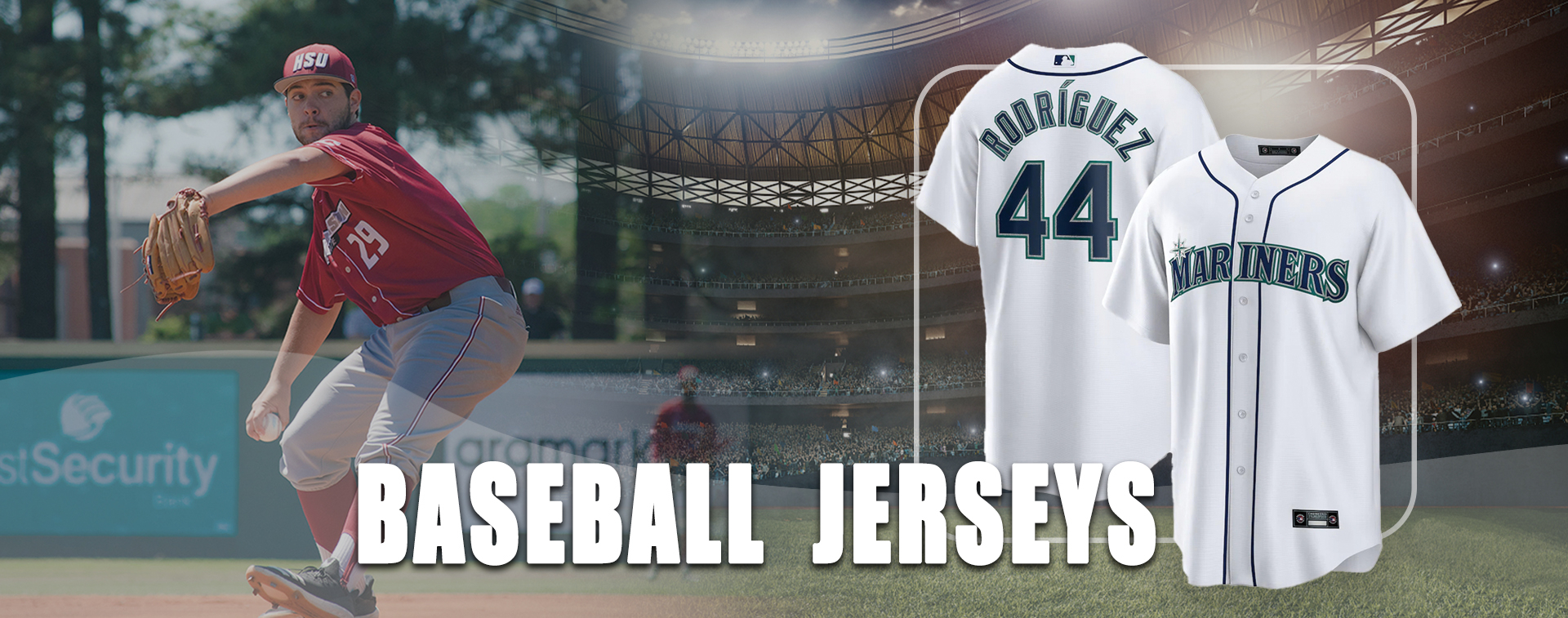 Youth Adult Baseball Uniform Shirt