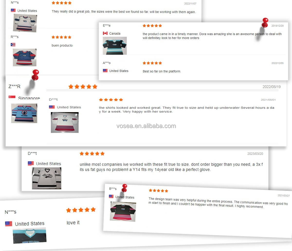 100% Polyester Ice Hockey Jerseys