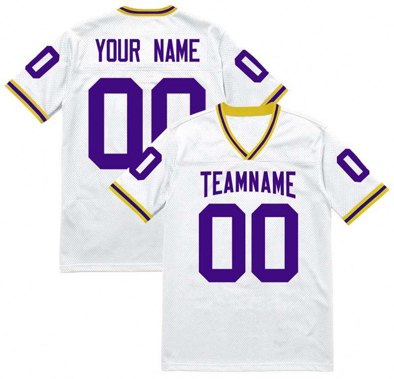 Top Quality Wholesale American Embroidery Stitched Football Sports Jersey Uniform Custom Your Name Number