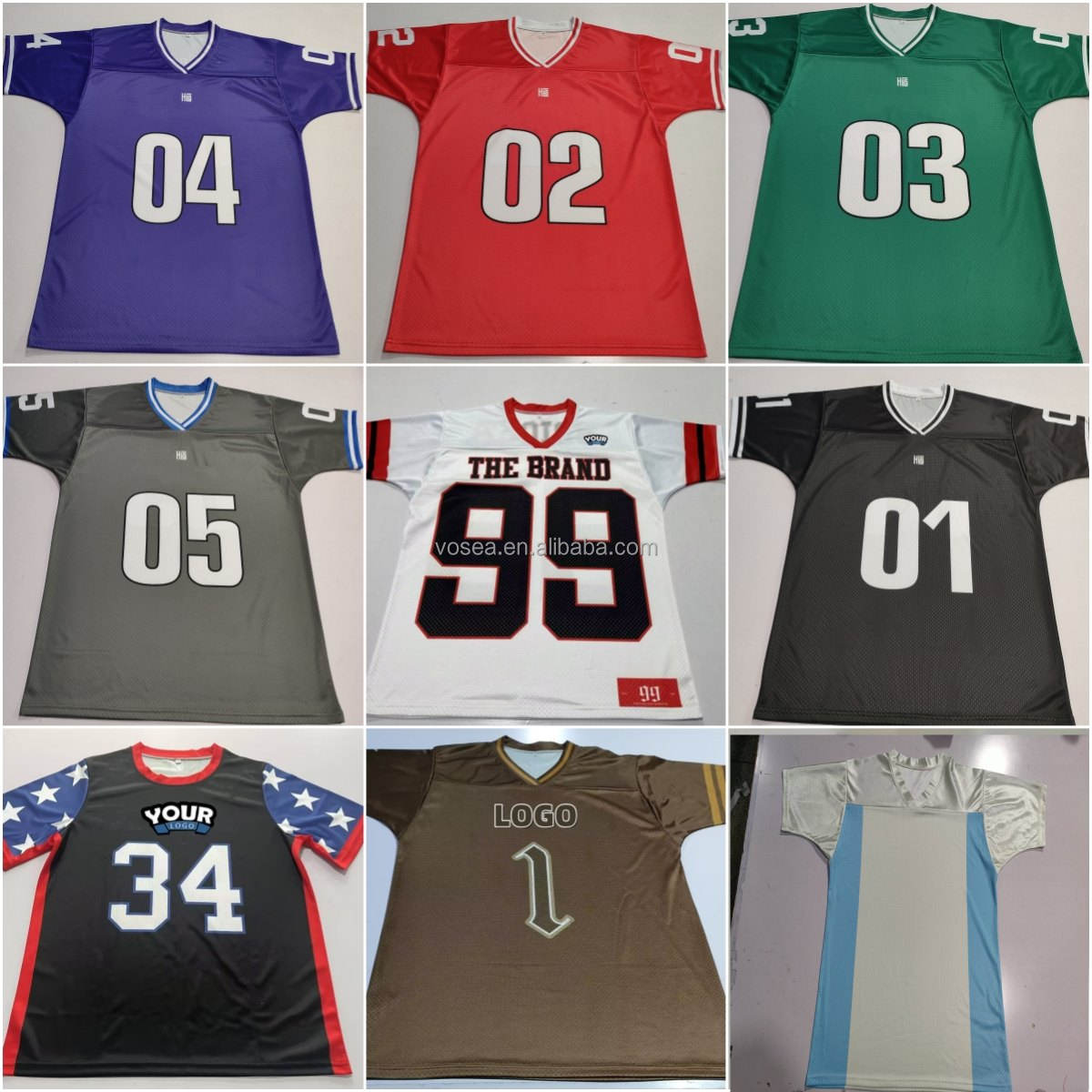 Top Quality Sewn Sports American Football Jerseys All Teams Best Quality Jerseys