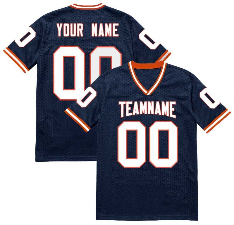 Adult Youth Custom Polyester Mesh Sublimation Embroidery Patches American Football Jersey With Factory