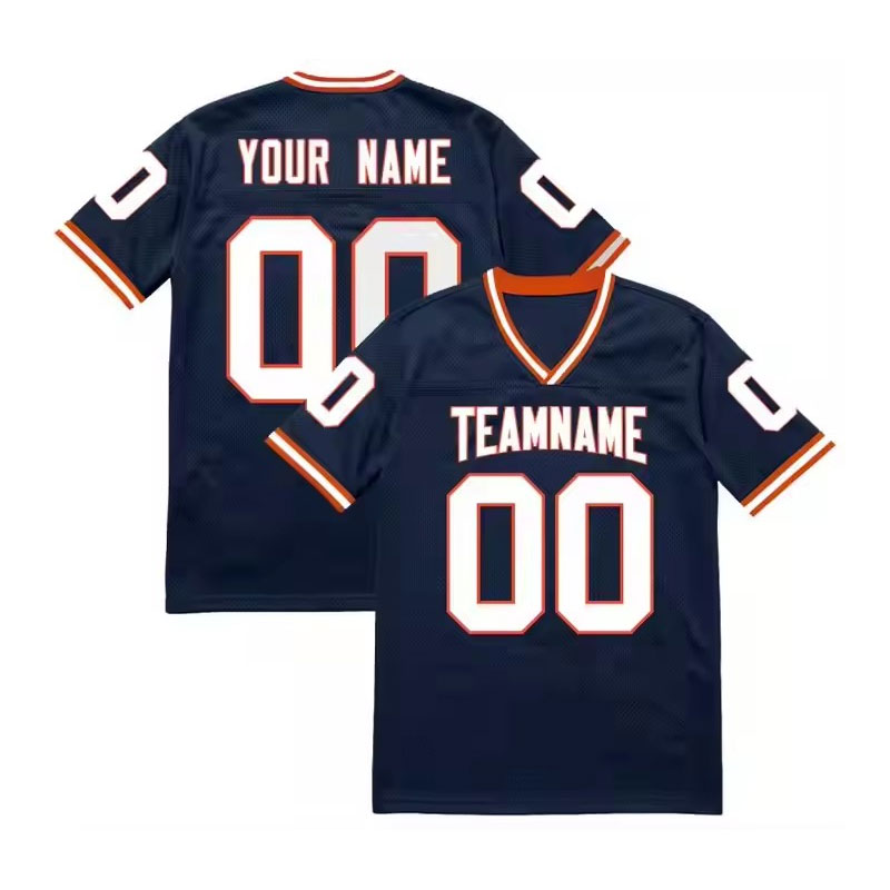 Adult Youth Custom Polyester Mesh Sublimation Embroidery Patches American Football Jersey