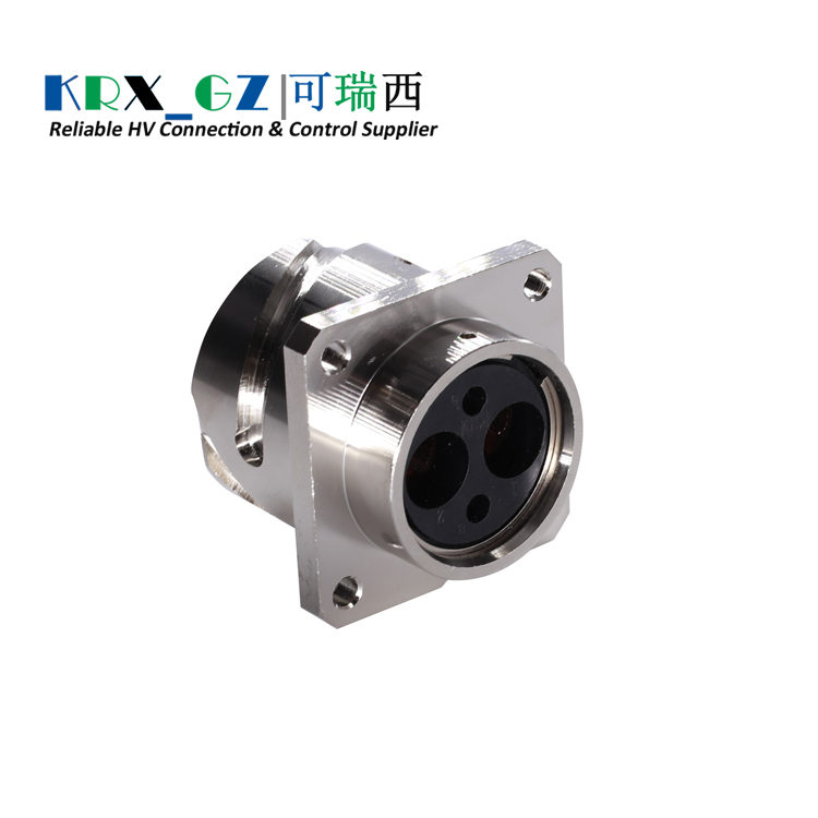 Electric Car High-Voltage Connector 2 Pin Metal socket IP67 High current waterproof connectors
