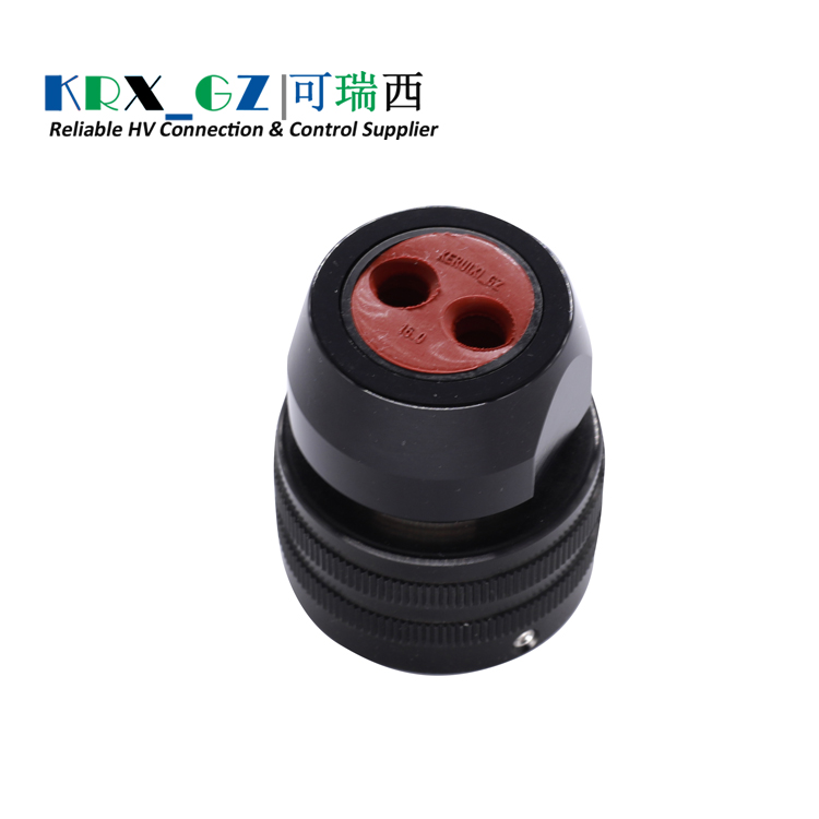 Electric Car High-Voltage Connector 2 Pin Metal socket IP67 High current waterproof connectors