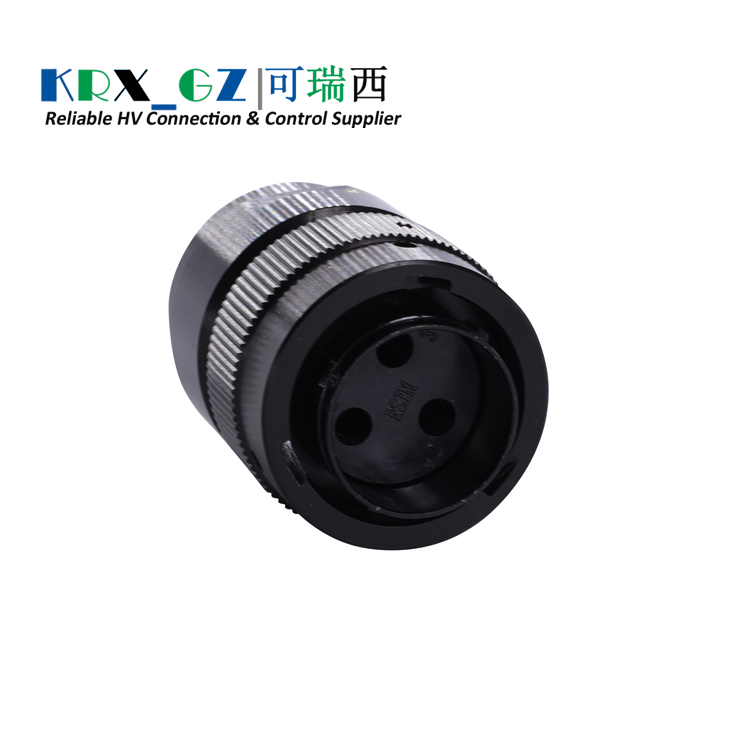Electric Vehicle HVHC Connector 3 Pin 16A/25A/35A Metal Plug IP67 For 2.5 mm²/4.0mm²/6.0mm² Wire