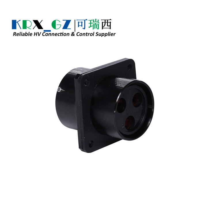 Electric Vehicle HVHC Connector 3 Pin 16A/25A/35A Metal Plug IP67 For 2.5 mm²/4.0mm²/6.0mm² Wire