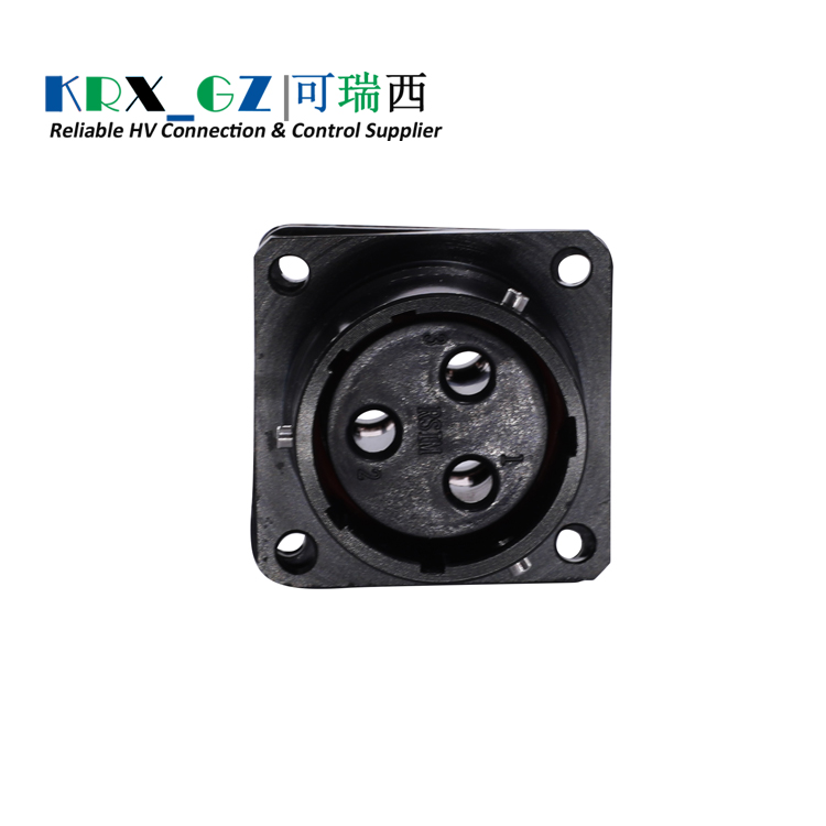 HV Power Connector 16A/25A/35A 3Pin IP67 Waterproof Metal Circle Socket For 2.5 mm²/4.0mm²/6.0mm² Wire