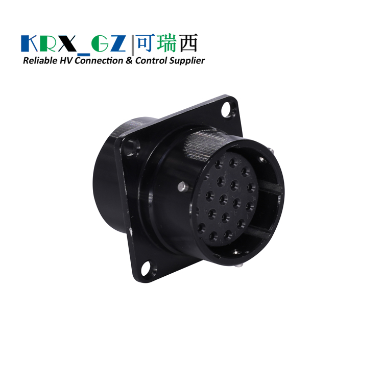 19Pin Metal Male Female Signal Crimped Wire Connector Waterproof 13A/500V Electric Circular Socket Connector