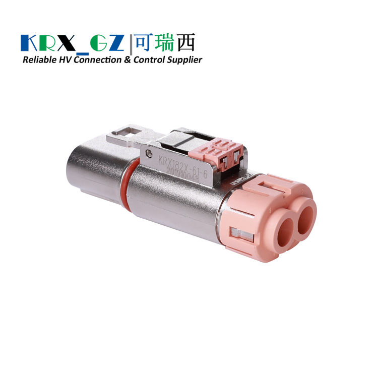 High Voltage Battery Connectors 2 Pin IP67 60A HVIL Metal Socket 2.5 mm²/4.0mm²/6.0mm²/10mm² Shield Wire