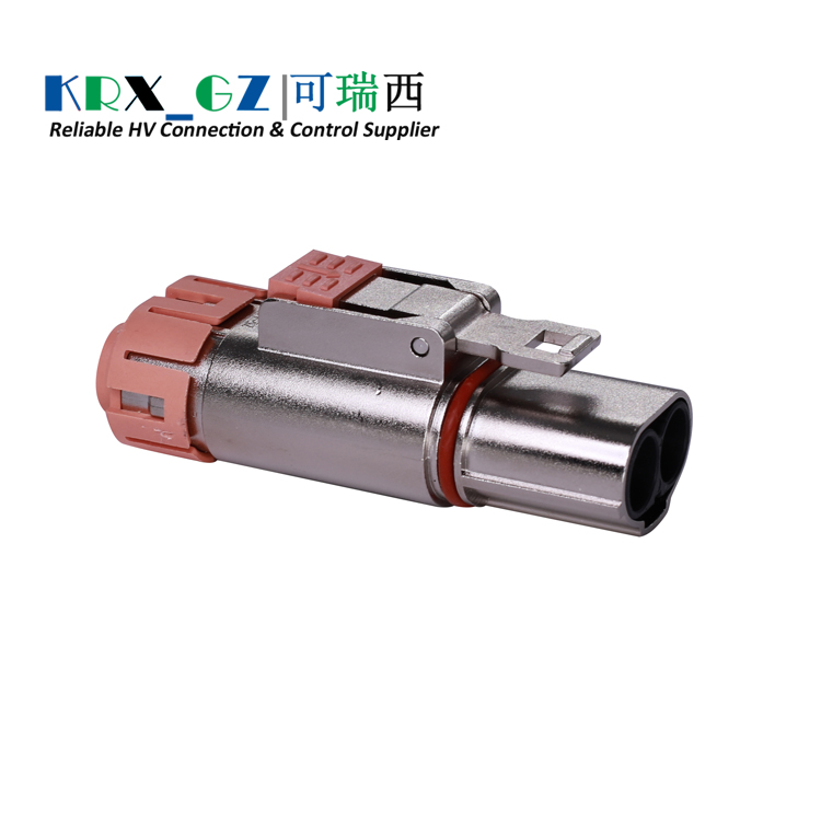 High Voltage Battery Connectors 2 Pin IP67 60A HVIL Metal Socket 2.5 mm²/4.0mm²/6.0mm²/10mm² Shield Wire