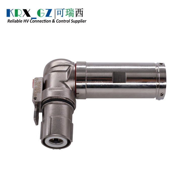 High Voltage EV Connectors 1 Pin Metal Receptacle HV Interlock Multi Key IP67 For 50 mm² Shield Cable