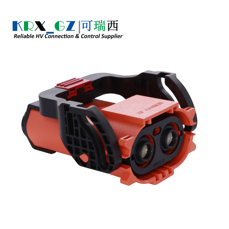 High Voltage Interlock Connector 2 Pin 120A/150A/200A Elow Plug IP67 For 25 mm²/35 mm²/50mm² Shield Cable