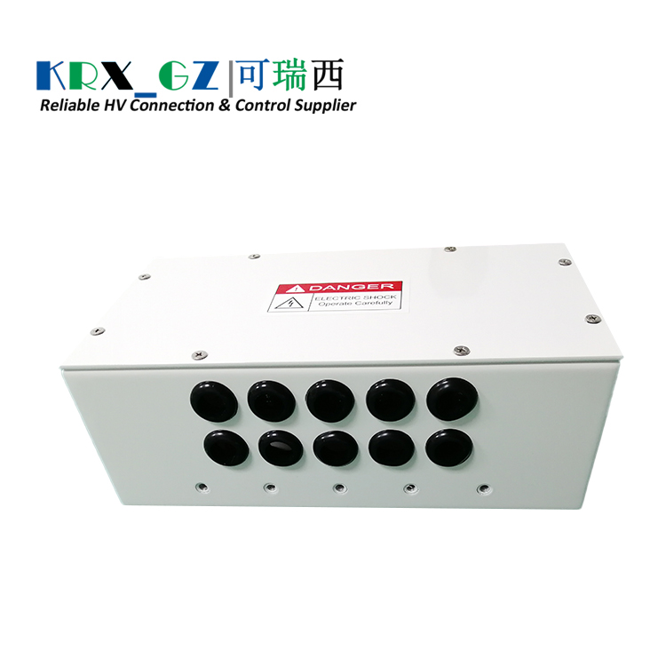 Battery Busbar Box Busbar Chamber Steel 350A Busbar Box 1500V Square Junction Boxes Electric DC Busbar Box