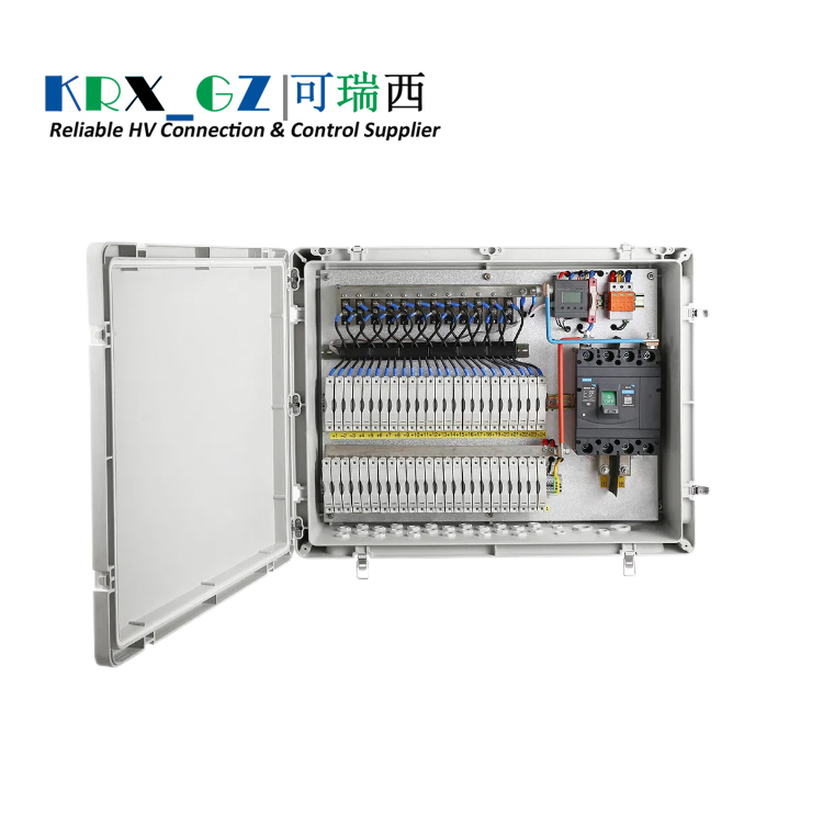 DC Combiner Box Custom 1000VDC Combiner DC Switch Box Stainless Steel DC Junction Box High Voltage DC Combiner Panel
