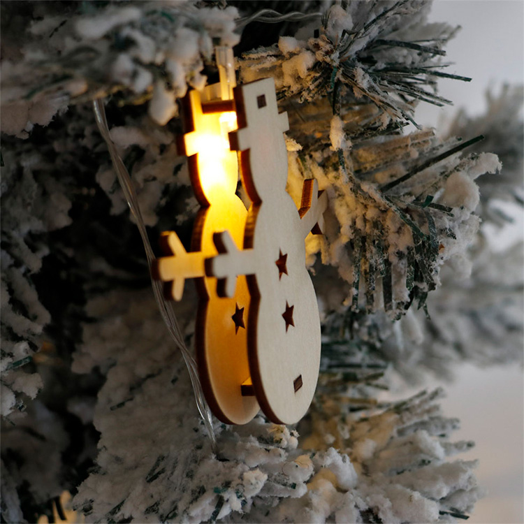 Custom wholesale Laser cut plywood for Christmas wooden christmas tree ornament