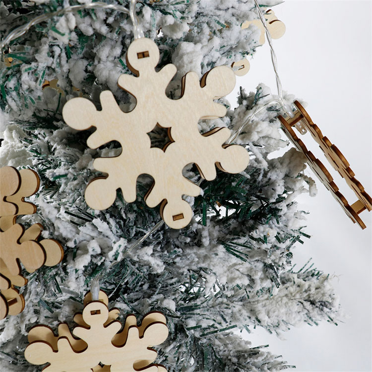 Laser cutting christmas ornament kit diy wooden christmas ornaments