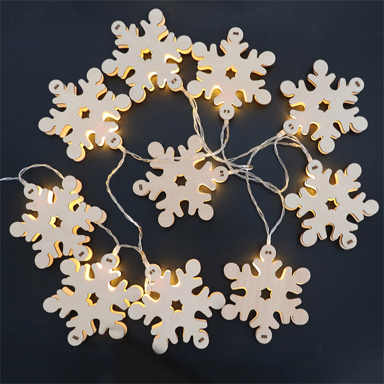 Laser cutting christmas ornament kit diy wooden christmas ornaments