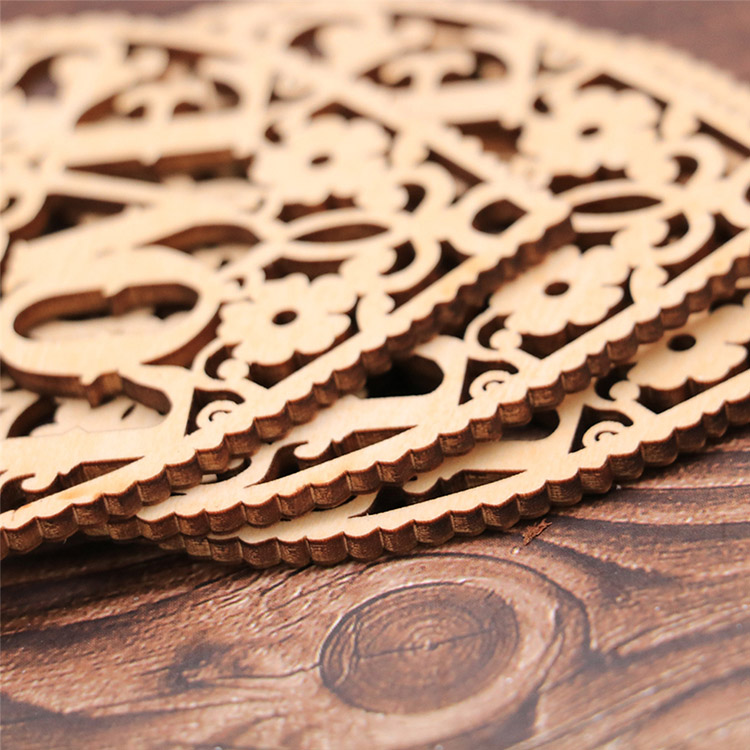 Christmas Ornament Manufacturers Natural Wooden Christmas Tree Pendant