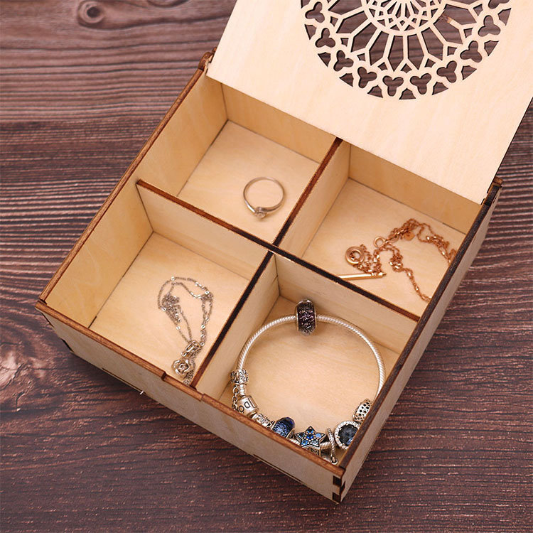 OEM ODM Custom Laser Cut Plywood Box