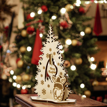 2025 New design Christmas gift wooden Christmas card postcard