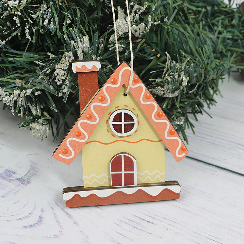 Creative wholesale Christmas decoration wood laser cut Christmas tree pendants Creative wholesale Christmas decoration wood laser cut Christmas tree pendants