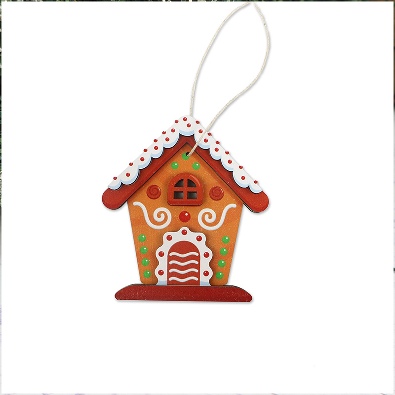 2025 Custom wholesale wooden Christmas tree DIY decoration tree decoration