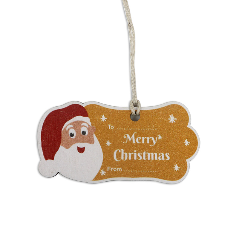 Creative crafts Universal Print Christmas pendants decorate plywood Christmas labels