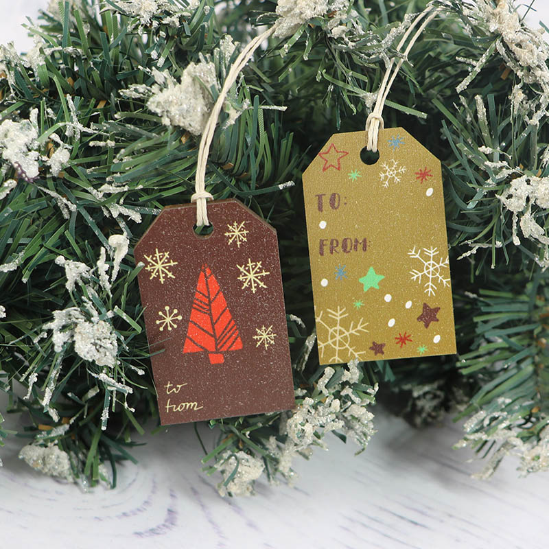 UV print wooden Christmas tags Wooden tags Christmas gift decoration UV print wooden Christmas tags Wooden tags Christmas gift decoration