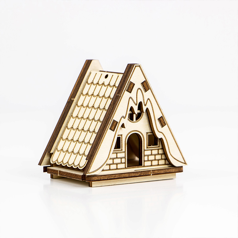 Factory straight wholesale creative wooden Christmas pendants for Christmas tree decorations