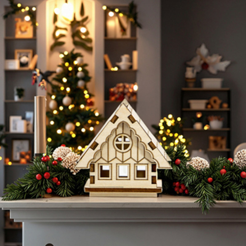 Creative laser-cut Christmas decoration 3D Christmas Tree pendant decoration