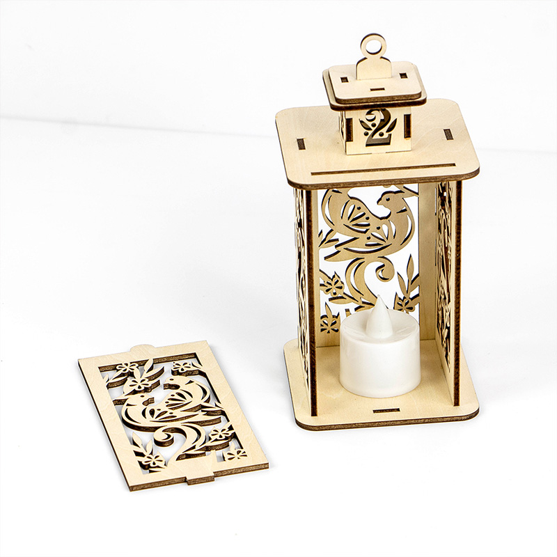 Perfect for Christmas holiday decorations and gifts with custom wooden Christmas lanterns