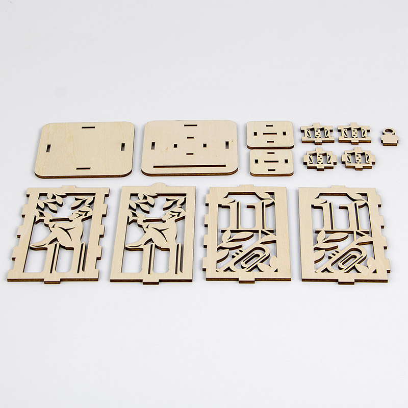 Custom Christmas wooden lanterns according to your brand or style