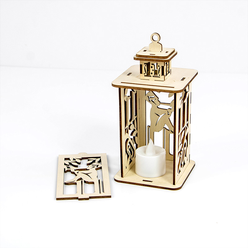 Custom Christmas wooden lanterns according to your brand or style