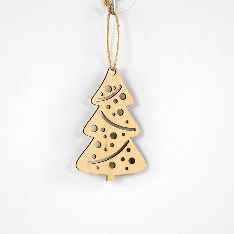 Wooden Christmas Tree decorations Laser cut Christmas decorations