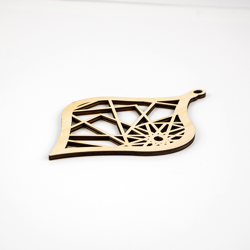 Custom Christmas home personalized wooden Christmas tree pendants