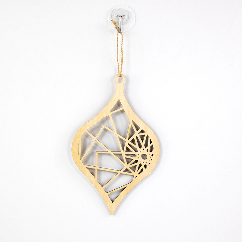 Custom Christmas home personalized wooden Christmas tree pendants