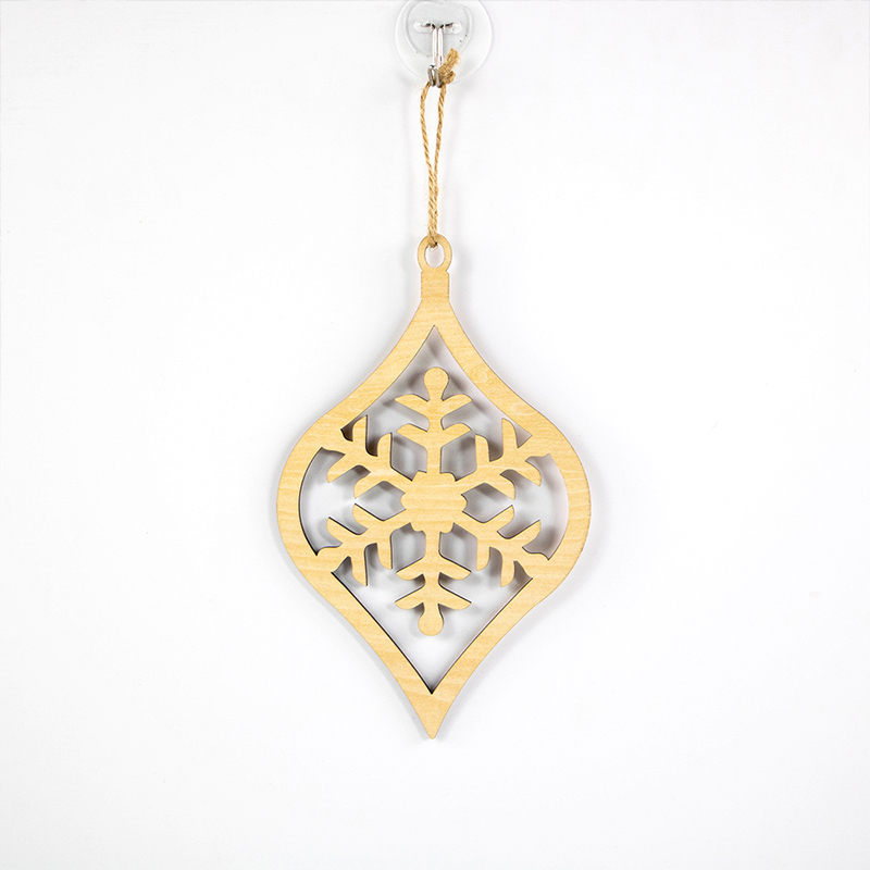 2025 Newly designed wooden Christmas crafts Christmas tree decoration pendant