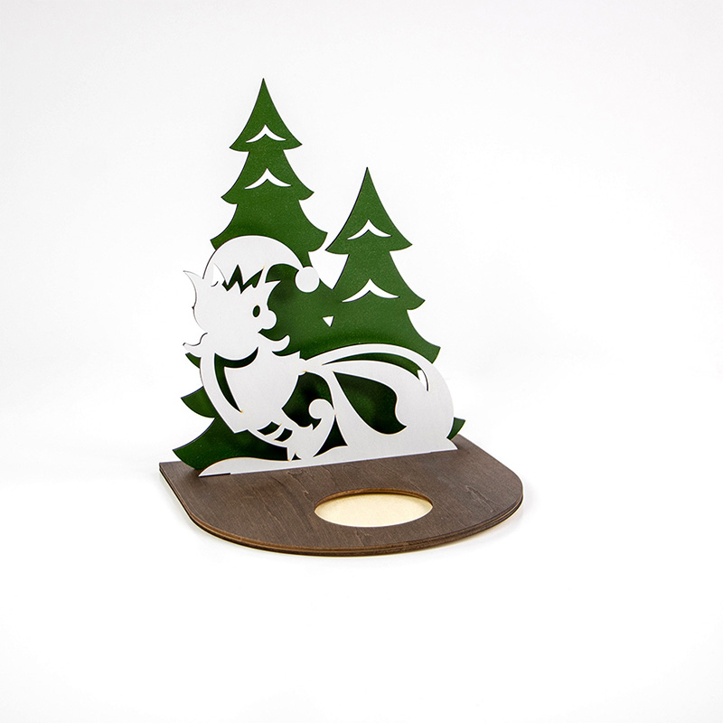 DIY universal print Christmas decorations Wooden Christmas crafts