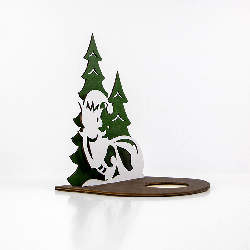 DIY universal print Christmas decorations Wooden Christmas crafts