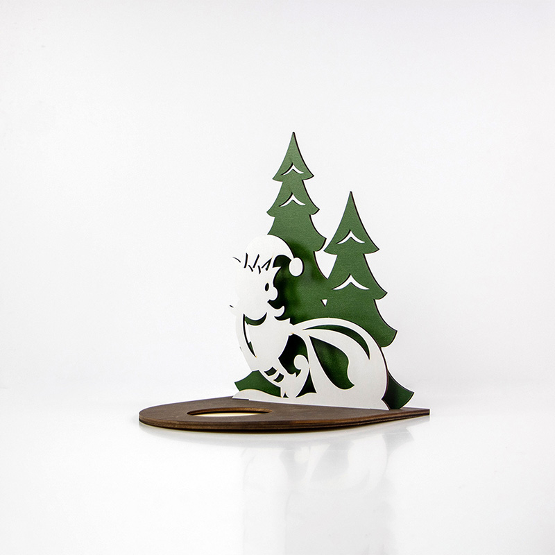 DIY universal print Christmas decorations Wooden Christmas crafts