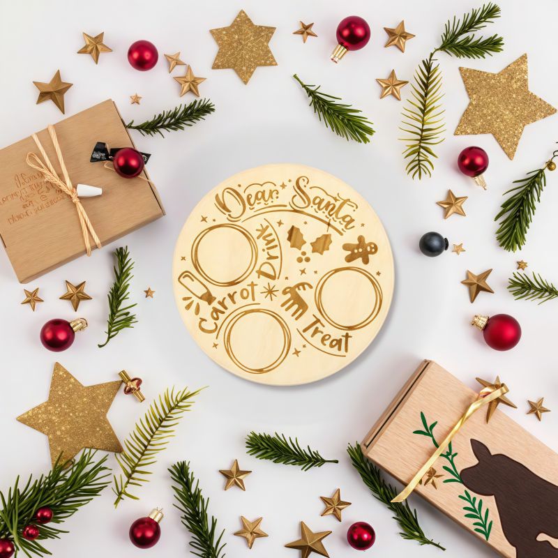 Newly designed popular Santa Claus board Christmas gift decorations