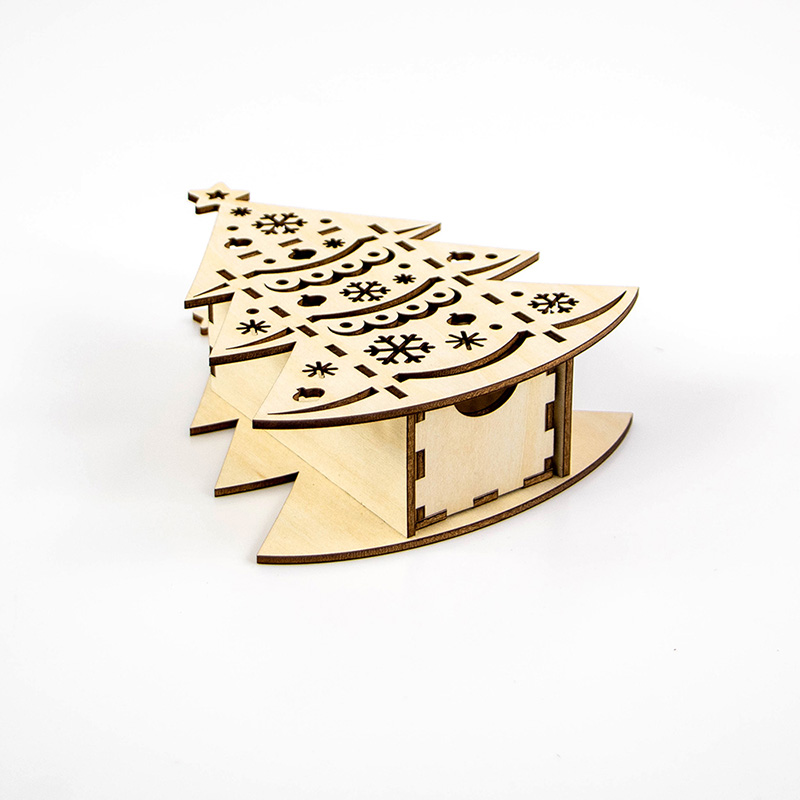 Customizable wooden gift box perfect for Christmas gifts Christmas crafts