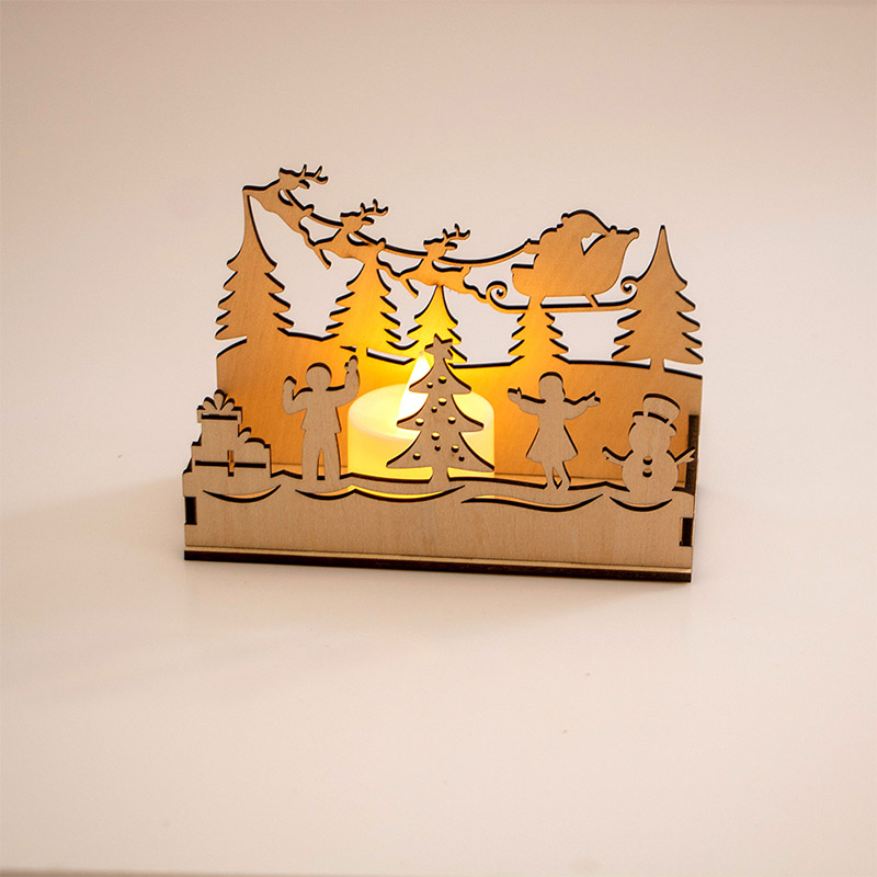 Eco-friendly Christmas candle boxes for Christmas decorations