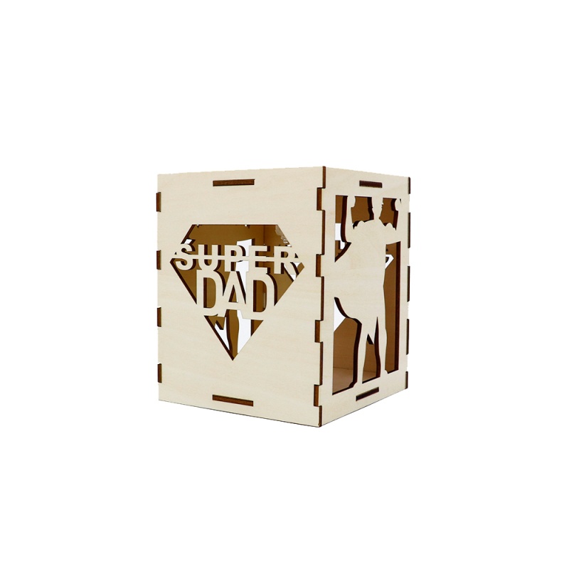 Wholesale Wooden Lantern with Light for Best Gifts Father’s Day