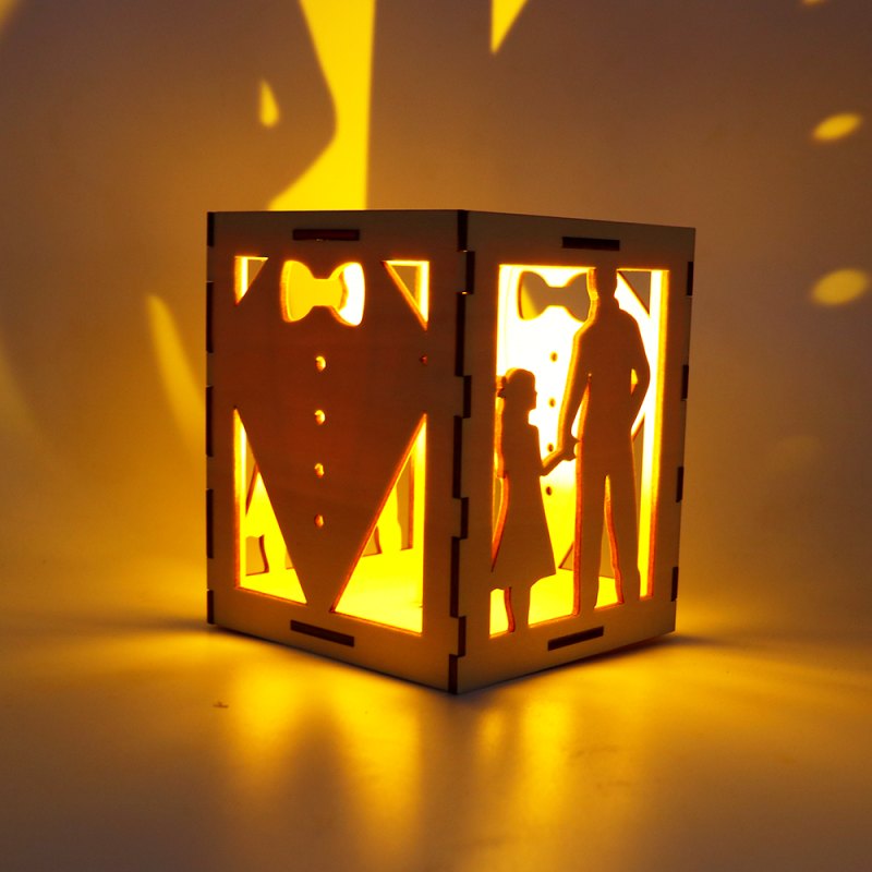 2025 Best Gifts Unique Gift for Dad Father’s Day Wooden Light for Tabletop Decoration
