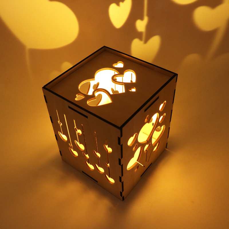 A Charming Valentine's Day Surprise Wooden Heart Shaped Light Candle Holder A Charming Valentine's Day Surprise Wooden Heart Shaped Light Candle Holder
