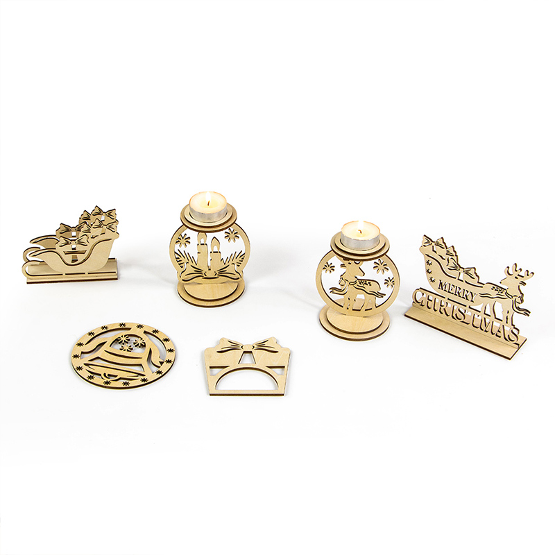 2025 New popular laser cut Christmas decorations set Christmas decoration