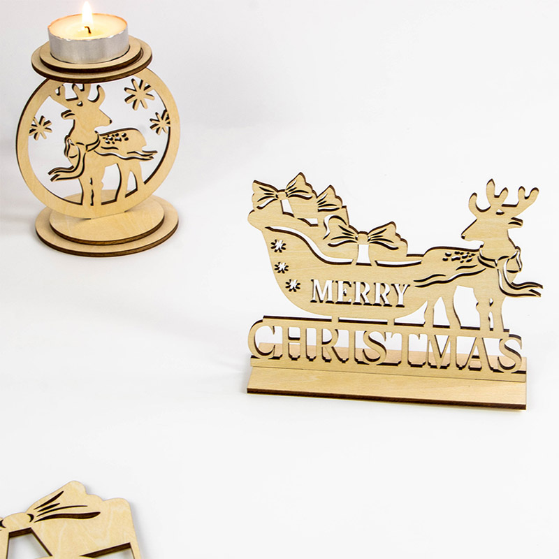 2025 New popular laser cut Christmas decorations set Christmas decoration